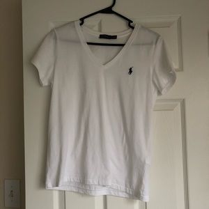 COPY - Ralph Lauren Polo white v-neck